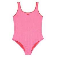 Roxy Girls Aruba Swimsuit - Pink