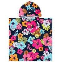 Roxy Girls Stay Magical Printed Towel Robe - Navy