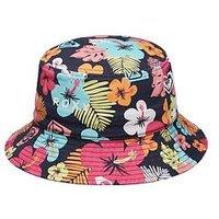 Roxy Girls Jasmine Paradise Bucket Hat - Navy