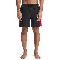 Quiksilver Mens Everyday Clicker Volley 17-Inch Swim Shorts - Black