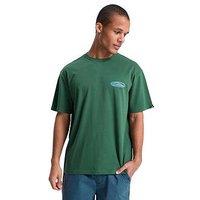 Quiksilver Mens Quikglobe T-Shirt - Green