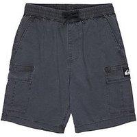 Quiksilver Boys Taxer Cargo Swim Shorts - Black