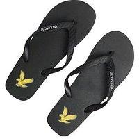 Lyle & Scott Flip Flops - Black