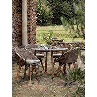 Gallery Direct Avena 4 Seater Round Dining Set