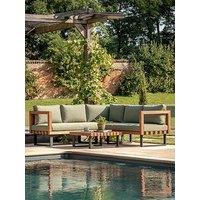 Gallery Direct Oad Corner Sofa Set- Green