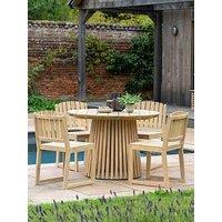 Gallery Direct Rialto Outdoor 4 Seater Dining Round Table