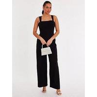 Quiz Black Bow Detail Jumpsuit