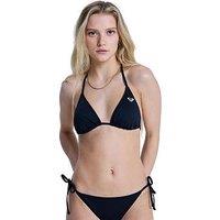 Roxy Womens Essentials Tiki Triangle Bikini Top - Black