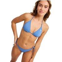 Roxy Womens Essentials Tiki Triangle Bikini Top - Blue
