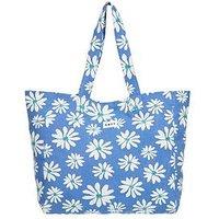 Roxy Womens Anti Bad Vibes Beach Bag - Blue