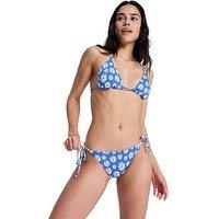 Roxy Womens Essentials Classic Tie Side Bikini Briefs - Blue