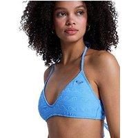 Roxy Womens Paradise Wave Fixed Triangle Bikini Top - Blue