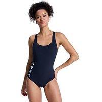 Roxy Womens Active Basic Swimsuit - Black