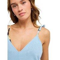 Roxy Womens Nazare Surf Spot Romper - Airy Blue