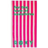 Roxy Womens Trouble In Town Beach Towel - Pink