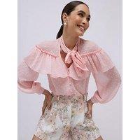 River Island Short Floral High Neck Fitted Wc