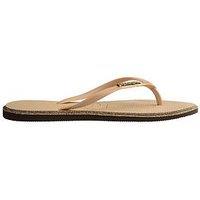 Havaianas Slim Point Glitter Flip Flop - Canyon Clay/Blossom