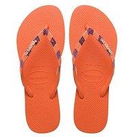 Havaianas Slim Glow Flip Flop - Sunset Orange