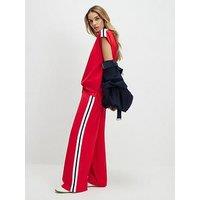 River Island Tape Neoprene Jogger - Red