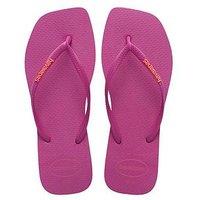 Havaianas Square Logo Pop Up Flip Flop - Rose Gum