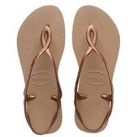 Havaianas Luna Sandals - Rose Gold