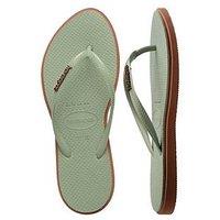 Havaianas Slim Point Flip Flop - Rust/Smoke Green