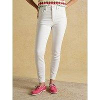 Joules Skinny Mid Rise Jeans - White