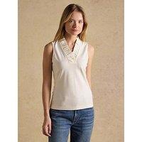 Joules Heidi Sleeveless Top - Cream