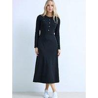 Long Tall Sally Tall Button Aline Midaxi Dress