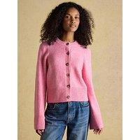 Joules Esme Round Neck Cardigan - Pink