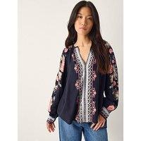 Monsoon Rosalie Print Blouse