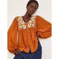 Monsoon Jenna Emb Top