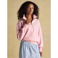 Joules Racquet Half Zip Sweatshirt - Pink