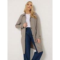 Long Tall Sally Tall Check Car Coat