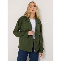 Long Tall Sally Hooded Jacket - Green