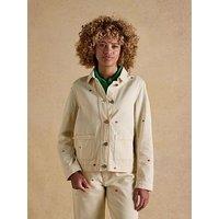 Joules Marlow Embroidered Jacket - Beige