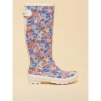 Joules Welly Print - Ditsy White