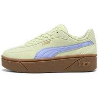 Puma Womens Puma Club Ii Era Platform Sd Trainer - Lemon