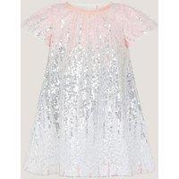 Monsoon Baby Girls Pretty Sequin Ombre Dress - Multi