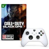 Xbox Wireless Controller - Robot White For Xbox Series X|S, Xbox One, And Windows Devices + Call Of Duty: Black Ops 7