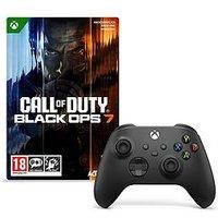 Xbox Wireless Controller - Carbon Black For Xbox Series X|S, Xbox One, And Windows Devices + Call Of Duty: Black Ops 7