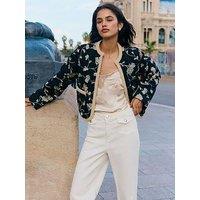 Friends Like These Premium Embroidered Padded Jacket - Multi