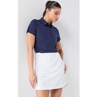 Under Armour Womens Golf Drive Short Sleeve Polo - Navy