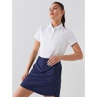 Under Armour Womens Golf Drive Short Sleeve Polo - White