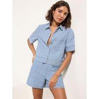 Friends Like These Boxy Shirt - Blue
