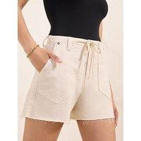 Friends Like These A Line Utility Short - Cream