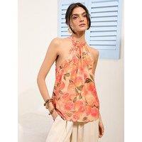 Friends Like These Printed Halter - Multi