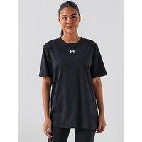 Under Armour Womens Rival Knit Short Sleeve T-Shirt - Black