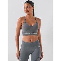Under Armour Womens Training Vanish Seamless Low Bra - Grey