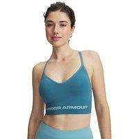 Under Armour Womens Training Vanish Seamless Low Bra - Blue